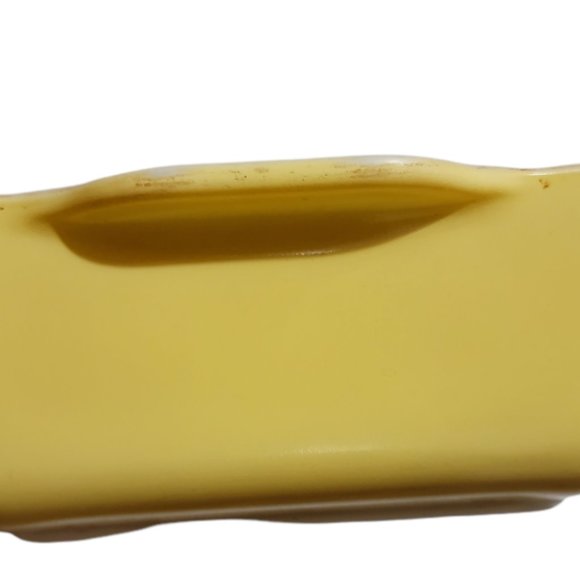 vintage  #0503 1.5 Quart 1950's yellow rectangular refrigerator baking dish - Picture 7 of 7